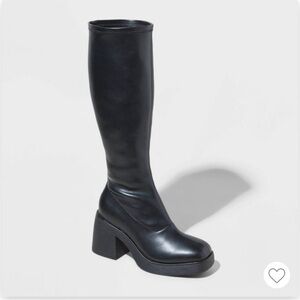 Target Azzahya Tall Stretch Platform Mid Calf Boot